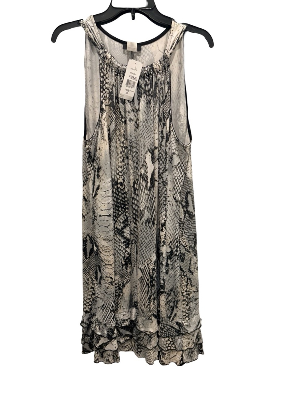 MSK Women Snakeskin Print Party/Cocktail Dress Size 1X NWT